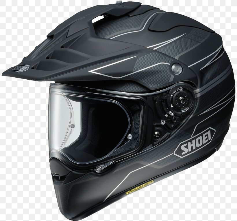Motorcycle Helmets Shoei Dual-sport Motorcycle Touring Motorcycle, PNG, 810x763px, Motorcycle Helmets, Bicycle Clothing, Bicycle Helmet, Bicycles Equipment And Supplies, Black Download Free