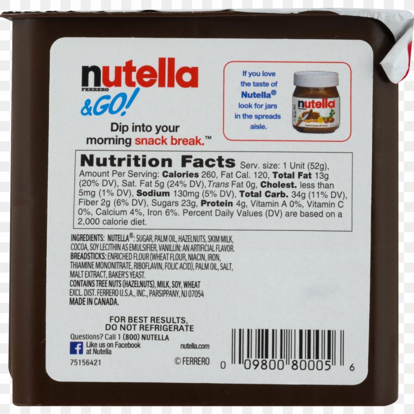 Pretzel Chocolate Spread Nutella Nutrition Facts Label Food, PNG, 1800x1800px, Pretzel, Calorie, Chocolate, Chocolate Spread, Cooking Download Free