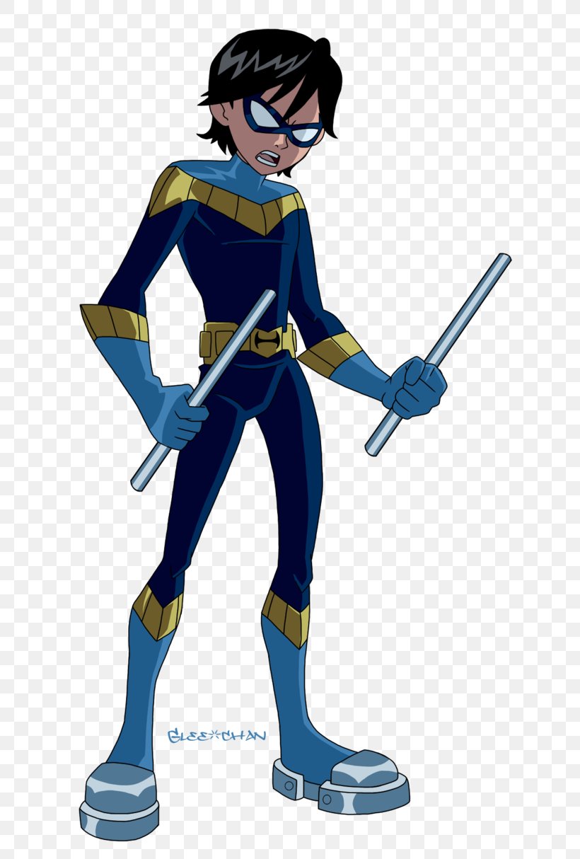 Dick Grayson Nightwing Cyborg Superhero Teen Titans, PNG, 657x1214px, Dick Grayson, Action Figure, Bill Finger, Bob Kane, Cartoon Download Free