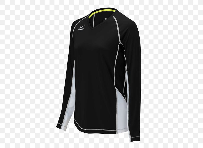 Sleeve T-shirt Uniform Volleyball, PNG, 600x600px, Sleeve, Active Shirt, Black, Jersey, Long Sleeved T Shirt Download Free