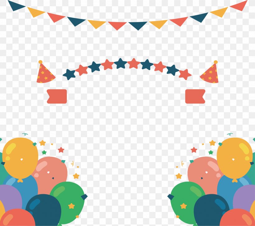 Euclidean Vector Birthday Party, PNG, 2625x2324px, Birthday, Anniversary, Area, Balloon, Banner Download Free