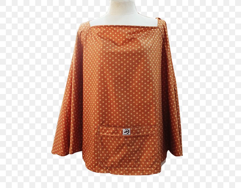 Polka Dot Sleeve Blouse Outerwear, PNG, 640x640px, Polka Dot, Blouse, Outerwear, Peach, Polka Download Free