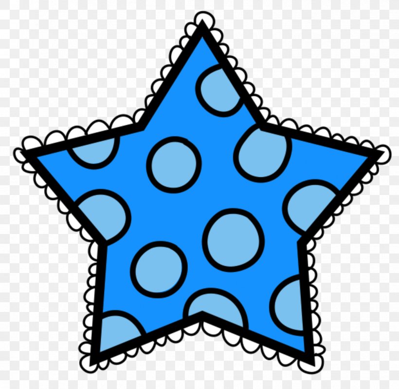 Star Polka Dot Blue Clip Art, PNG, 1419x1381px, Star, Area, Blue, Cartoon, Color Download Free