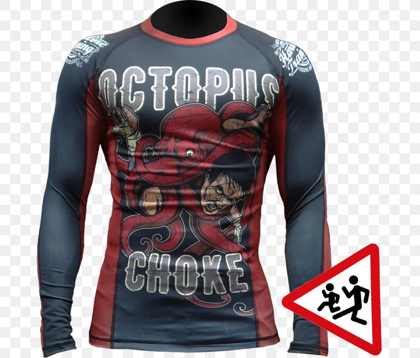 Long-sleeved T-shirt Rash Guard Brazilian Jiu-jitsu, PNG, 700x700px, Watercolor, Cartoon, Flower, Frame, Heart Download Free