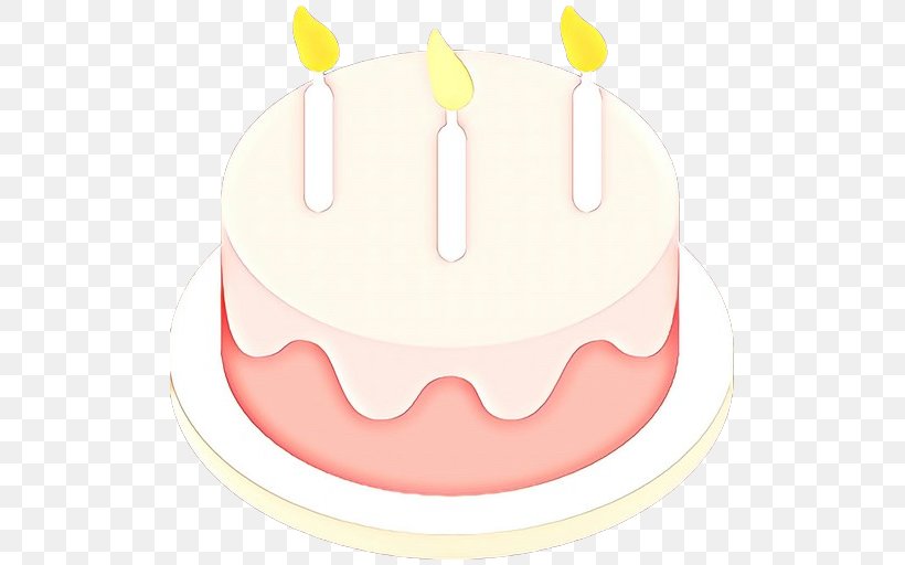 Pink Birthday Cake, PNG, 512x512px, Cartoon, Baked Goods, Birthday, Birthday Cake, Buttercream Download Free