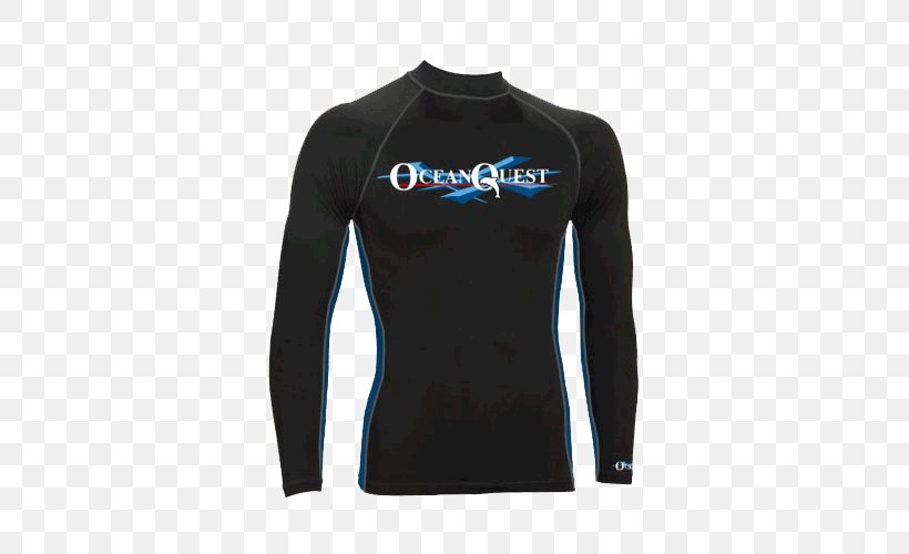 T-shirt Rash Guard Sleeve Clothing Sweater, PNG, 500x500px, Tshirt, Active Shirt, Clothing, Electric Blue, Gilets Download Free