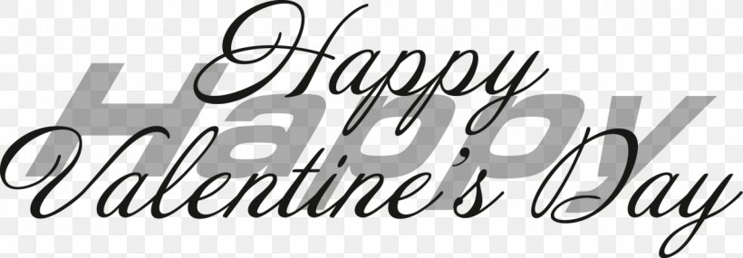 Valentine's Day Desktop Wallpaper Clip Art, PNG, 1280x446px, Valentine S Day, Aspect Ratio, Black, Black And White, Brand Download Free