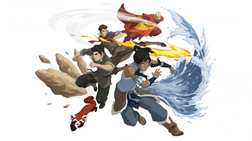 Aang Korra Asami Sato Mako Bolin, PNG, 1920x1080px, Watercolor, Cartoon, Flower, Frame, Heart Download Free