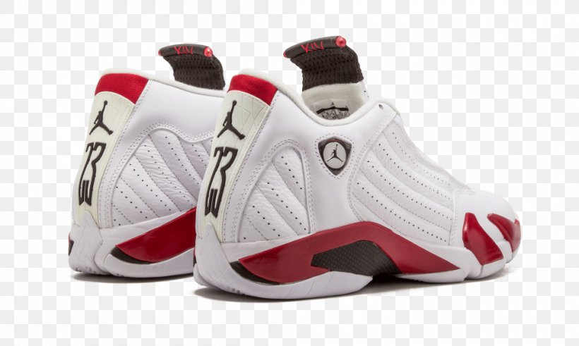 Air Jordan 14 Retro 'Candy Cane' 2012 Sports Shoes Nike, PNG, 1000x600px, Air Jordan, Athletic Shoe, Basketball Shoe, Black, Brand Download Free