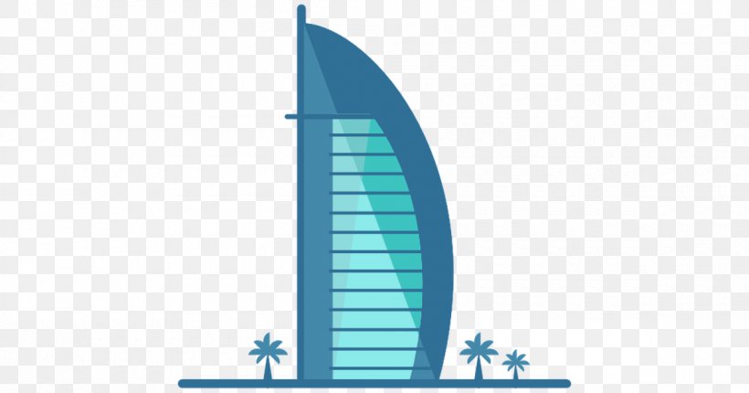 Burj Al Arab Burj Khalifa Jumeirah Emirates Towers Hotel, PNG, 1200x630px, Burj Al Arab, Aqua, Building, Burj Khalifa, Dubai Download Free