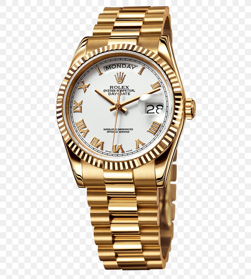 Rolex Day-Date Watch Colored Gold, PNG, 600x913px, Rolex Daydate, Brand, Cartier, Colored Gold, Counterfeit Watch Download Free