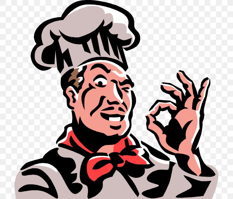 Clip Art Illustration OK Gesture Chef Vector Graphics, PNG, 717x700px, Ok Gesture, Art, Cartoon, Chef, Cuisine Download Free