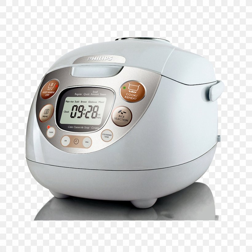 Rice Cooker Philips Multicooker Food Steamer Cooking, PNG, 1000x1000px, Rice Cooker, Brand, Cooker, Cooking, Food Processor Download Free