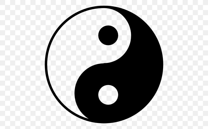 Yin And Yang Taoism Symbol Taijitu Traditional Chinese Medicine, PNG, 512x512px, Yin And Yang, Area, Black And White, Chinese Philosophy, Concept Download Free