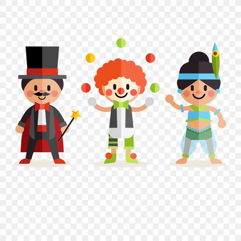 Performance Circus Clown Character, PNG, 1200x1200px, Performance, Area, Art, Cartoon, Character Download Free