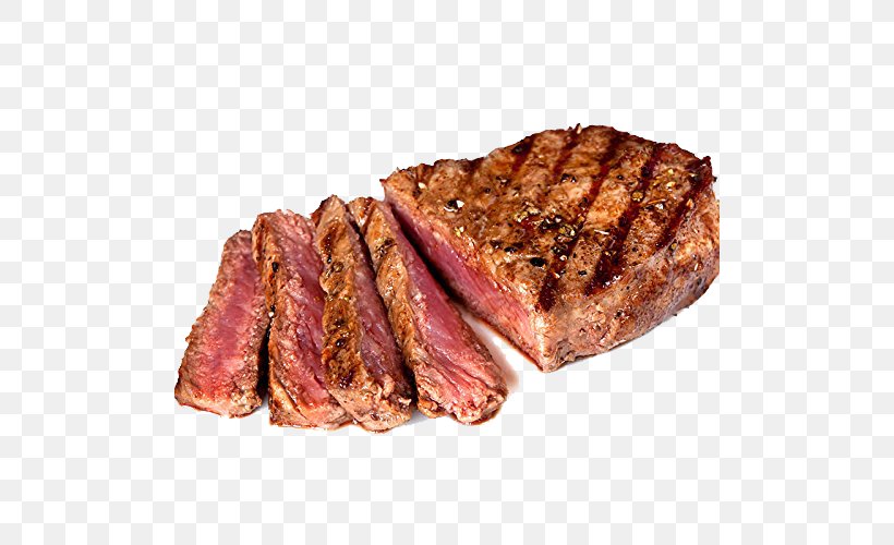 Steak Sandwich Meat Beef Strip Steak, PNG, 500x500px, Steak, Animal Fat, Animal Source Foods, Beef, Beef Tenderloin Download Free
