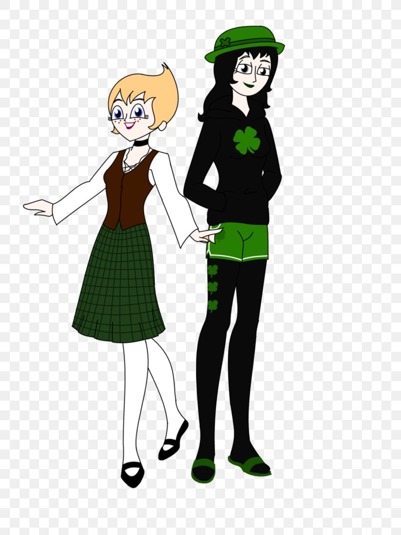 DeviantArt Human Behavior Saint Patrick's Day, PNG, 730x1095px, Art, Artist, Cartoon, Character, Clothing Download Free