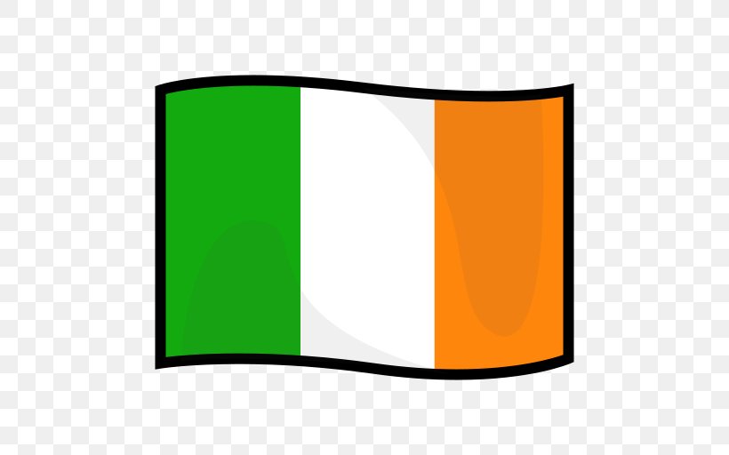 Flag Of Ireland Emoji Flag Of Nigeria, PNG, 512x512px, Ireland, Area, Brand, Emoji, Flag Download Free