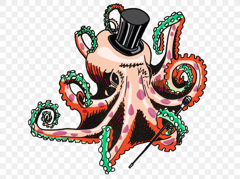 Octopus Font, PNG, 3999x2999px, Octopus, Art, Cephalopod, Invertebrate, Marine Invertebrates Download Free