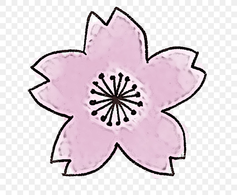 Pink Leaf Petal Plant Line Art, PNG, 700x676px, Watercolor Flower, Flower, Leaf, Line Art, Petal Download Free