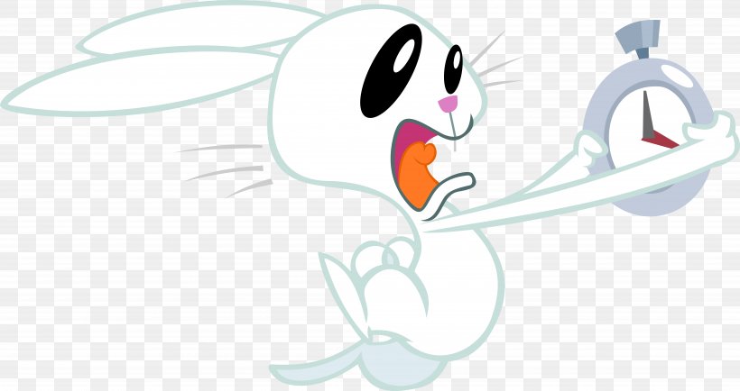White Rabbit Angel Bunny Running, PNG, 9880x5235px, Watercolor, Cartoon, Flower, Frame, Heart Download Free