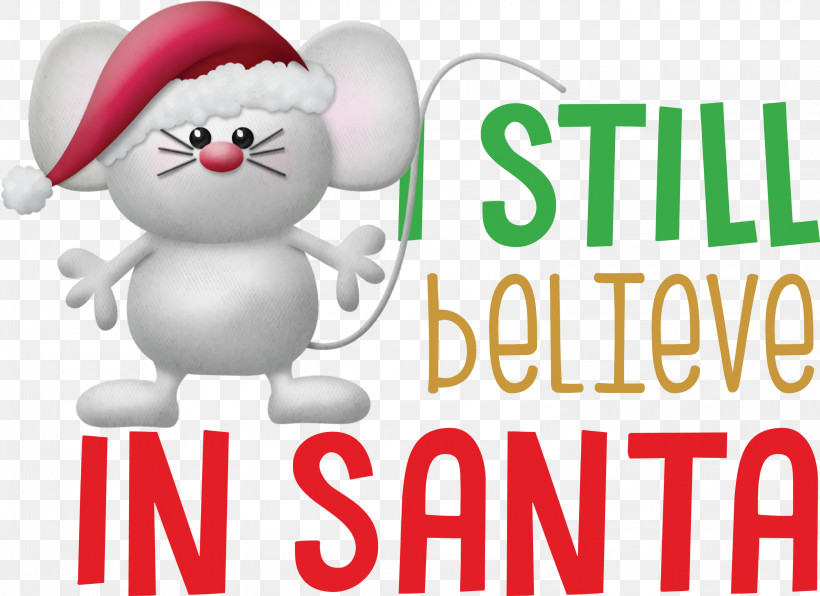 Believe In Santa Santa Christmas, PNG, 3000x2184px, Believe In Santa, Biology, Christmas, Christmas Day, Happiness Download Free