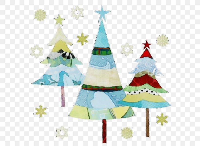 Christmas Tree, PNG, 600x600px, Watercolor, Christmas, Christmas Decoration, Christmas Ornament, Christmas Tree Download Free