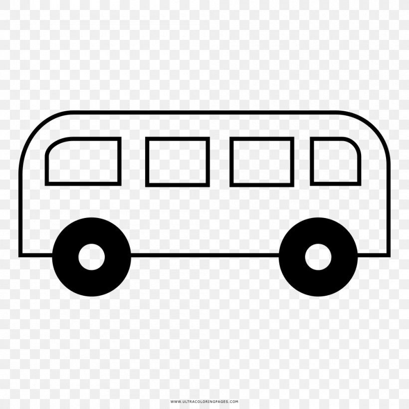 Bus Coloring Book Drawing Ausmalbild, PNG, 1000x1000px, Bus, Area, Ausmalbild, Black, Black And White Download Free