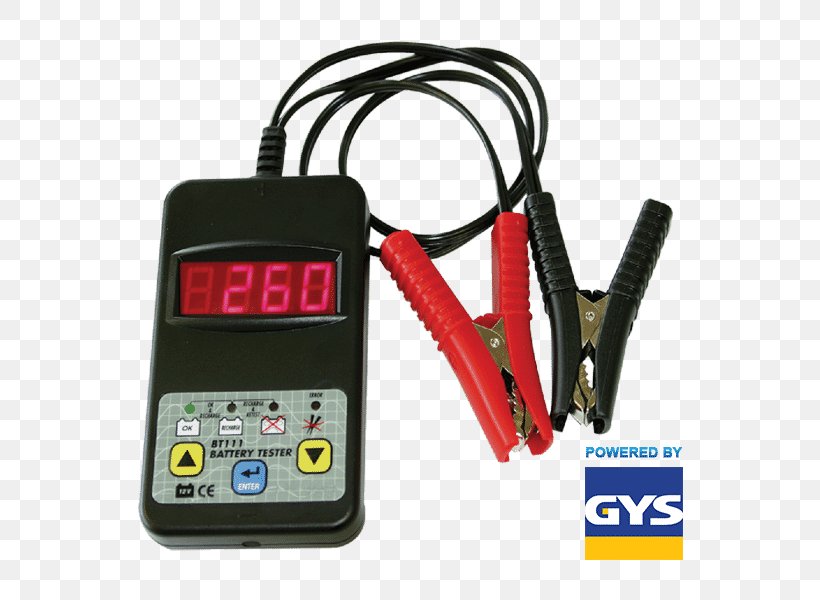 Car Electric Battery Automotive Battery Battery Tester GYS 055155_33773, PNG, 600x600px, Car, Ac Adapter, Ampere Hour, Automotive Battery, Battery Charger Download Free