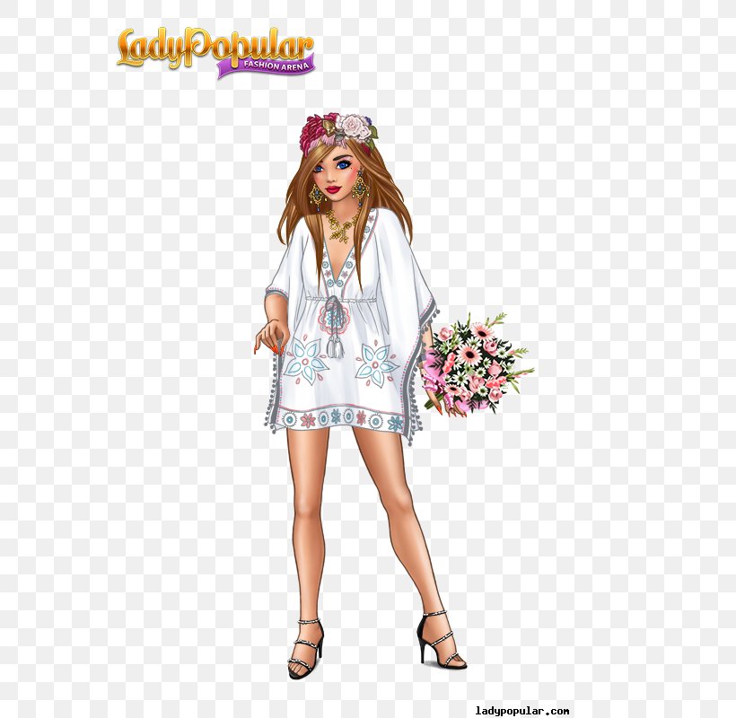 Lady Popular Fashion Game Pajamas Woman, PNG, 600x800px, Lady Popular, Barbie, Clothing, Costume, Doll Download Free