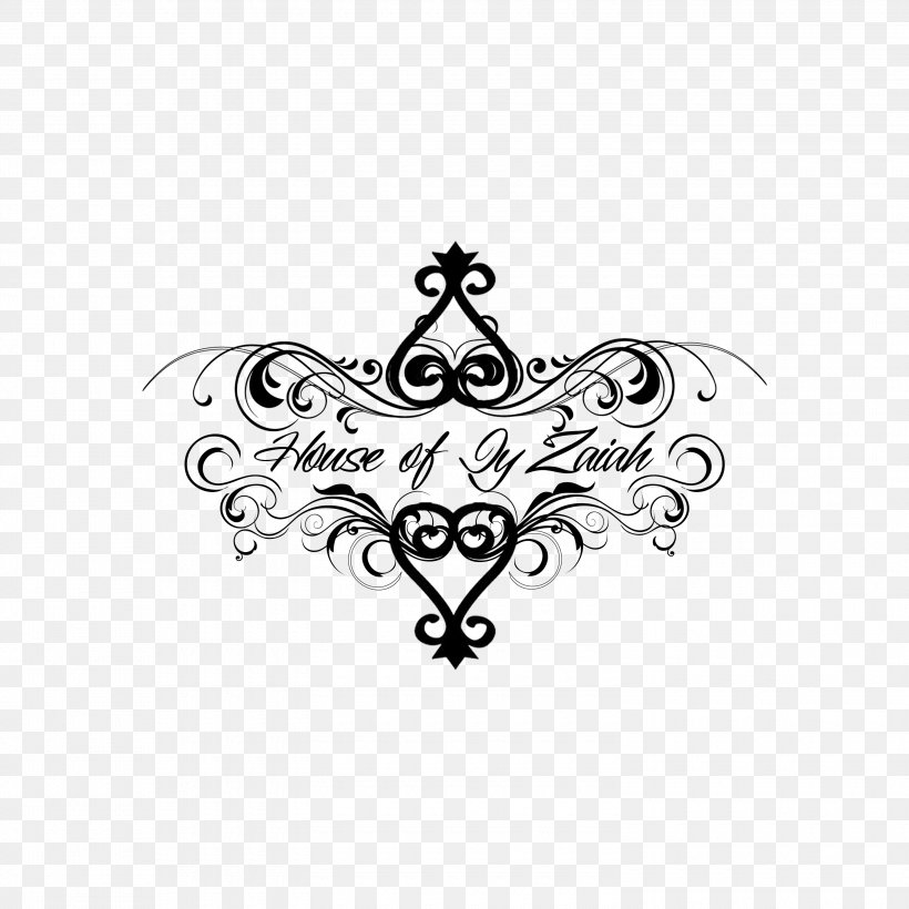 Logo Body Jewellery Floral Design Font, PNG, 3000x3000px, Logo, Black, Black And White, Body Jewellery, Body Jewelry Download Free