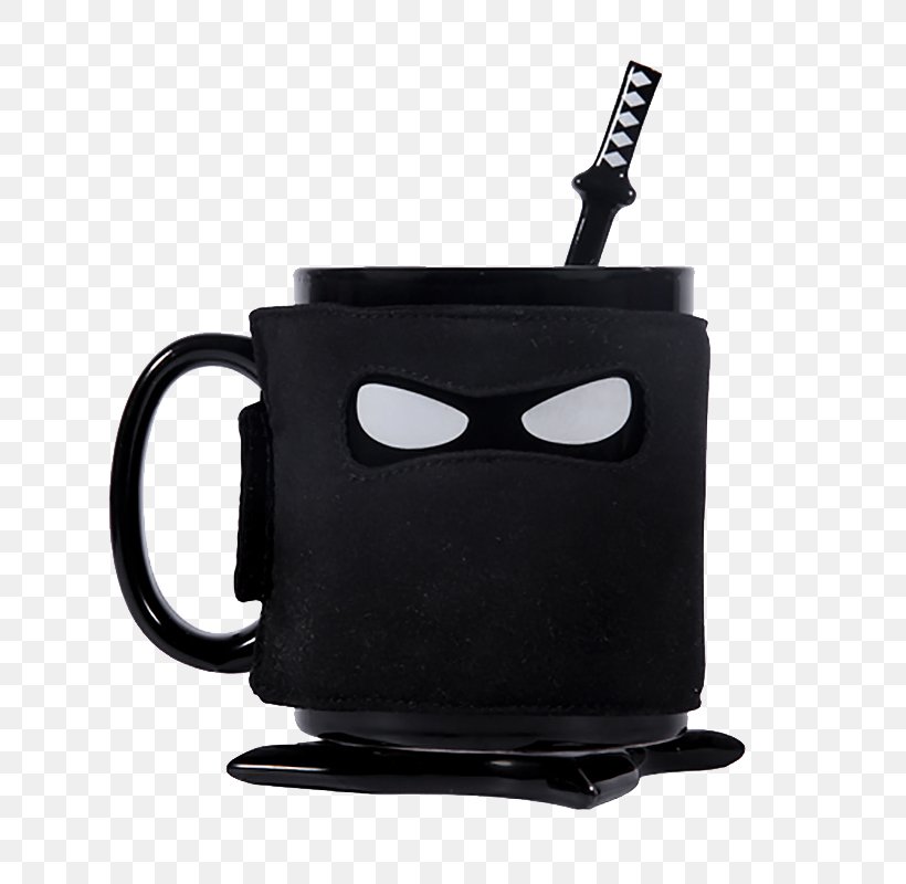 Tea Coffee Mug Ceramic Ninja, PNG, 800x800px, Tea, Black, Ceramic, Coffee, Coffee Cup Download Free