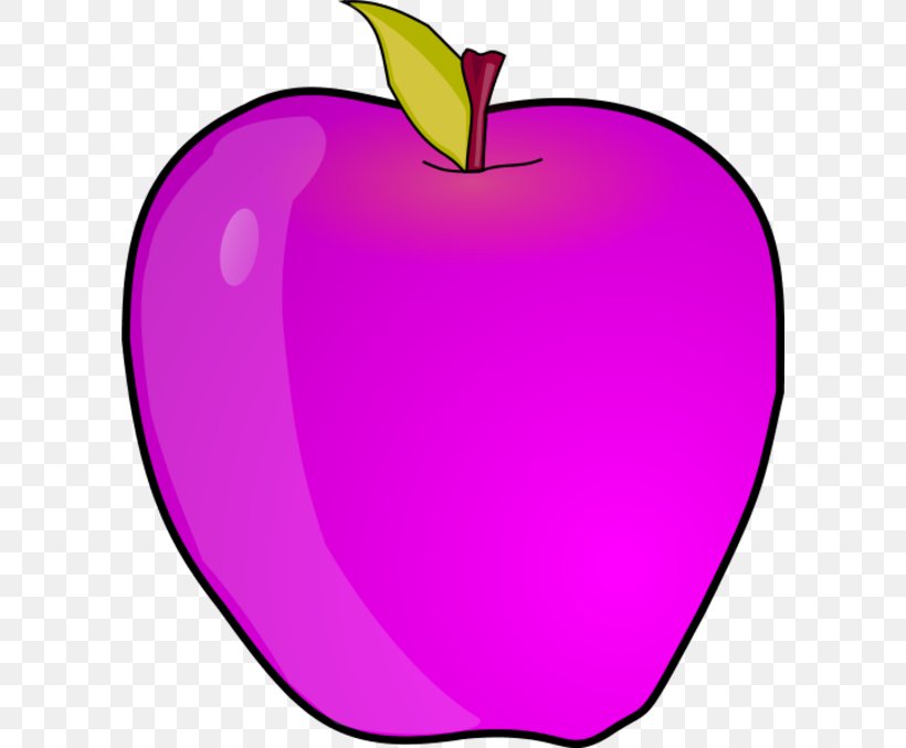 Apple Clip Art Image Cartoon Pink Pearl, PNG, 600x677px, Apple, Cartoon, Clips, Color, Flower Download Free