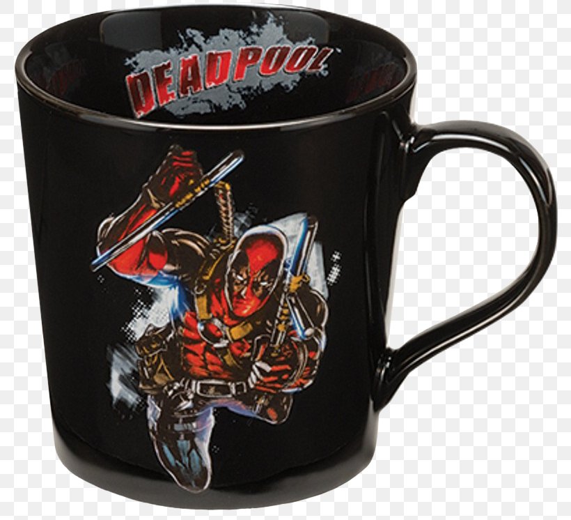 Coffee Cup Deadpool Cuphead Mug Marvel Heroes 2016, PNG, 794x746px, Coffee Cup, Ceramic, Comics, Cup, Cuphead Download Free