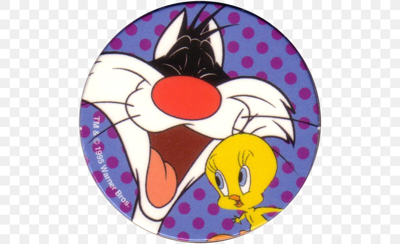 Milk Caps Looney Tunes Tweety Sylvester Cartoon, PNG, 500x500px, Milk Caps, Art, Cartoon, Character, Fictional Character Download Free