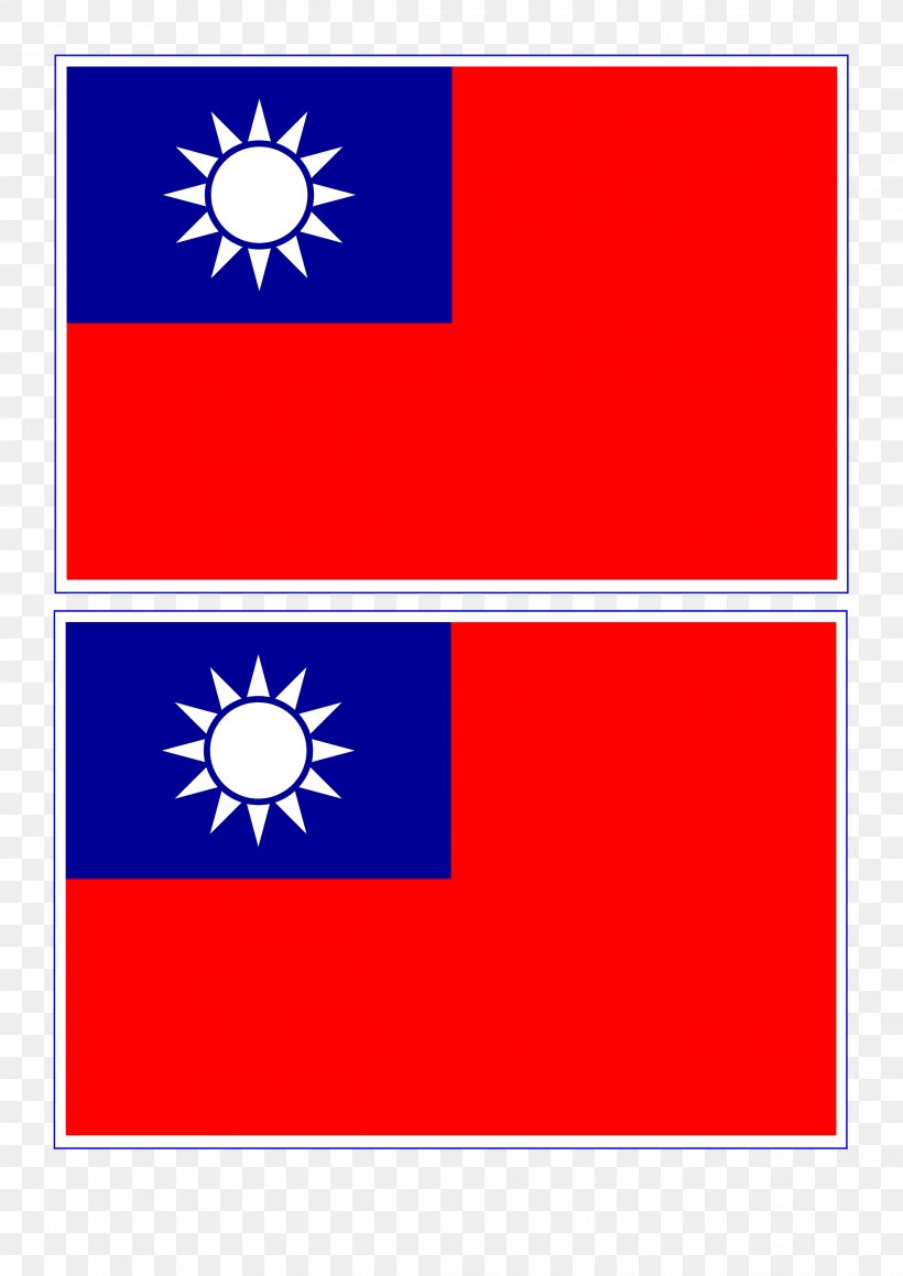 Flag Of The Republic Of China Taiwan National Flag, PNG, 2480x3508px, Flag Of The Republic Of China, Area, Blue, Brand, Country Download Free
