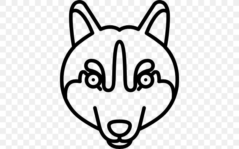 Gray Wolf Animal Siberian Husky, PNG, 512x512px, Gray Wolf, Animal, Black, Black And White, Dog Like Mammal Download Free