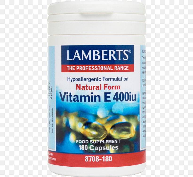 Dietary Supplement Vitamin E Capsule International Unit, PNG, 750x750px, Dietary Supplement, Alphatocopherol, Betacarotene, Capsule, Coenzyme Q10 Download Free