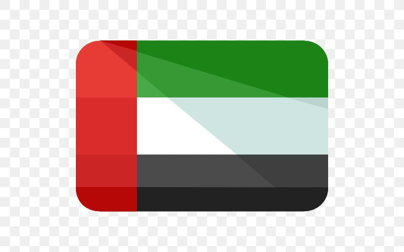 United Arab Emirates, PNG, 512x512px, Flag, Brand, Green, Rectangle, Red Download Free