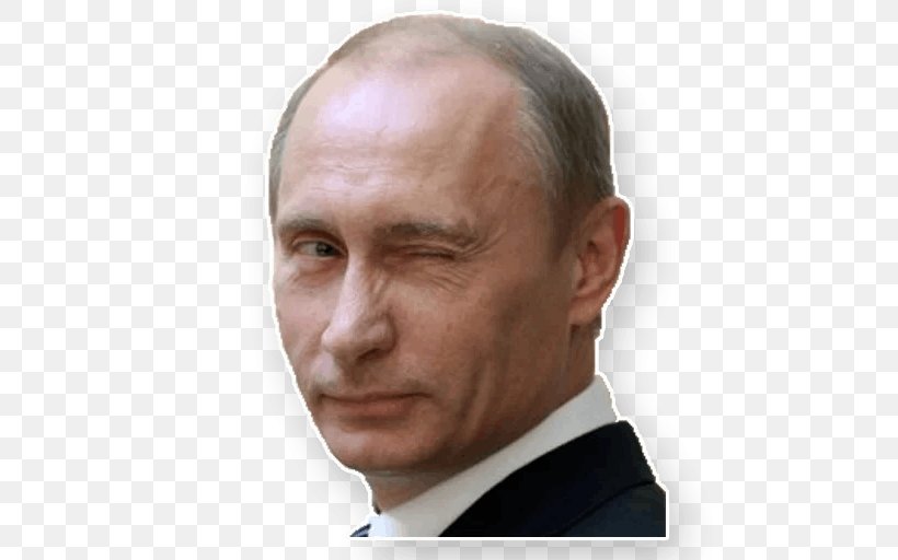 Vladimir Putin Russia Sticker Advertising Business, PNG, 512x512px, Vladimir Putin, Advertising, Business, Cheek, Chin Download Free