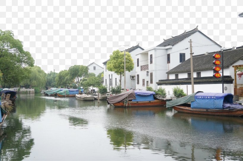 Zhouzhuang Download, PNG, 1002x666px, Zhouzhuang, Boat, Canal, Channel, Old House Download Free
