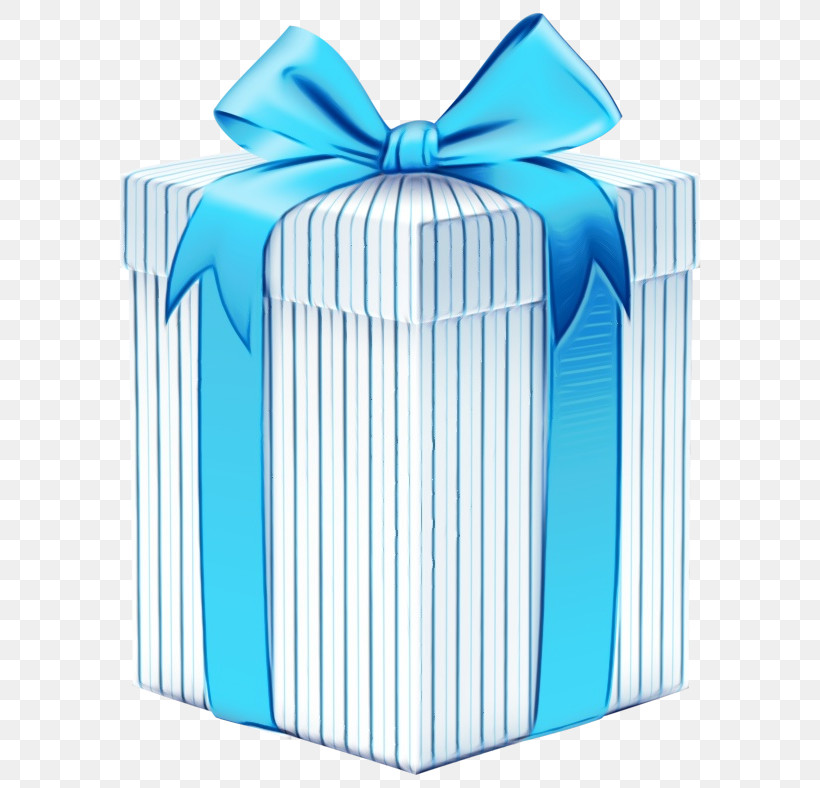 Christmas Gift, PNG, 600x788px, Watercolor, Balloon, Birthday, Blue, Box Download Free