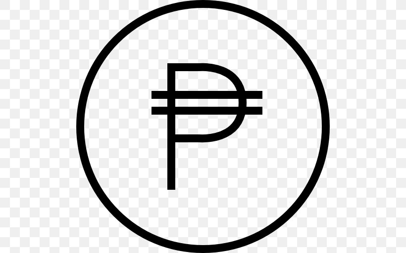 Philippine Peso Sign Currency Symbol Mexican Peso Colombian Peso, PNG, 512x512px, Philippine Peso Sign, Area, Black And White, Brand, Colombian Peso Download Free