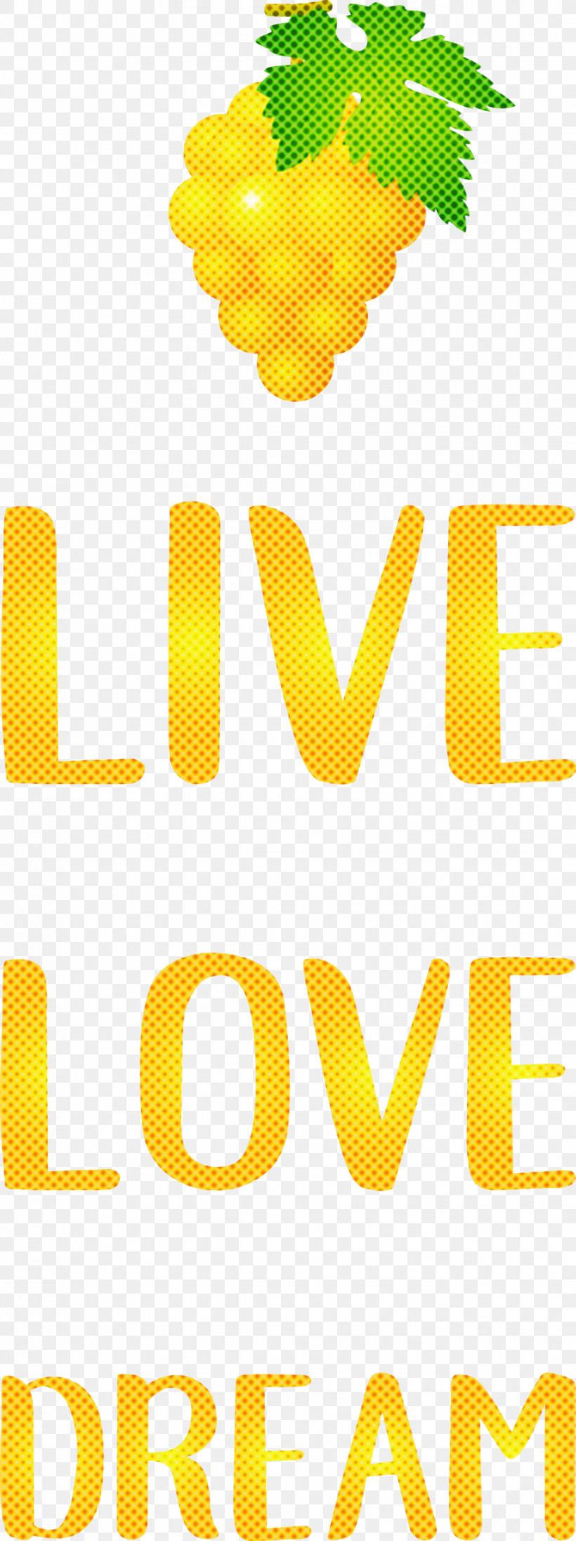 Live Love Dream, PNG, 1122x3000px, Live, Dream, Fruit, Geometry, Line Download Free
