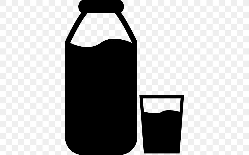 Milk, PNG, 512x512px, Milk, Black, Black And White, Bottle, Drink Download Free