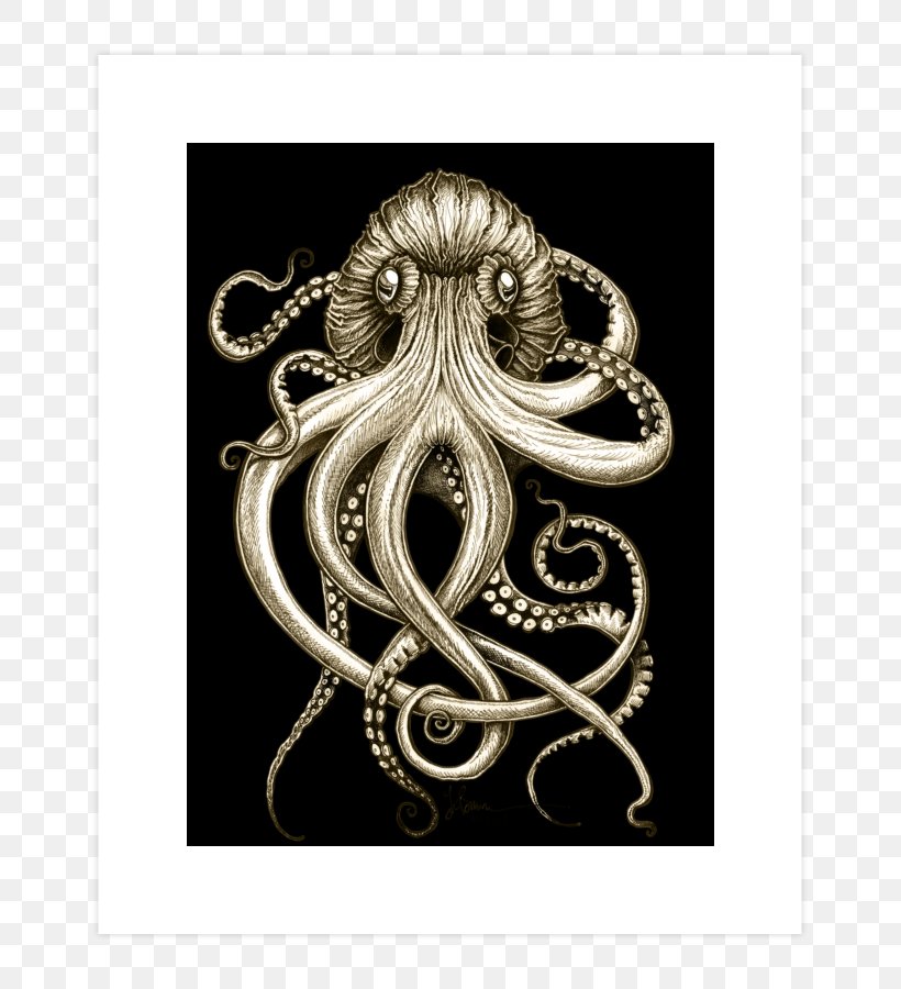 Octopus Design By Humans Kraken Cephalopod Art, PNG, 740x900px, Octopus, Amazoncom, Art, Cephalopod, Company Download Free