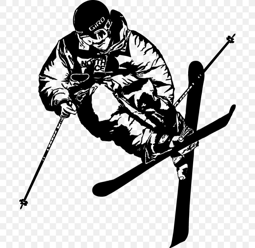 Ski Poles Recreation Character Personal Protective Equipment Headgear, PNG, 696x800px, Ski Poles, Baseball, Baseball Equipment, Black And White, Character Download Free