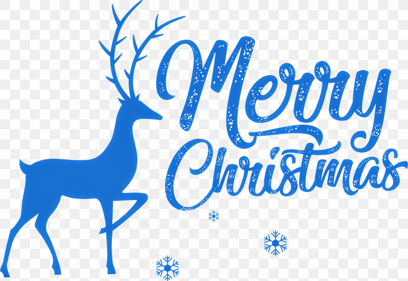 Merry Christmas, PNG, 3000x2068px, Merry Christmas, Deer, Line, Logo, Meter Download Free