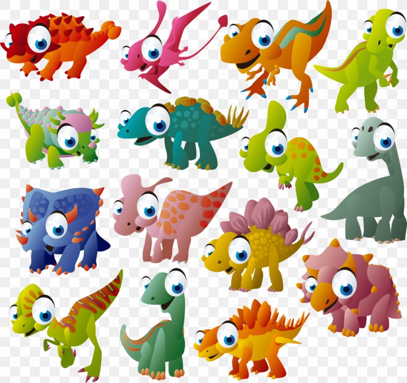 Tyrannosaurus Stegosaurus Dinosaur Cartoon, PNG, 961x907px, Tyrannosaurus, Animal Figure, Area, Art, Artwork Download Free