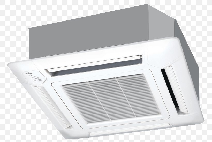 Air Conditioning Compact Cassette Heat Pump Fan Coil Unit Fujitsu, PNG, 800x548px, Air Conditioning, British Thermal Unit, Ceiling, Central Heating, Compact Cassette Download Free